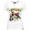 T-shirt Queen Kerosin - Oowwwoooo Blanc -T-Shirts soldes t shirt queen kerosin oowwwoooo blanc