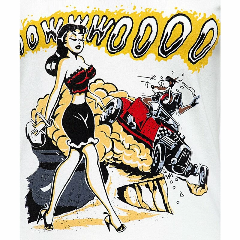 T-shirt Queen Kerosin - Oowwwoooo Blanc 5 T-shirt Queen Kerosin - Oowwwoooo Blanc – Image 3