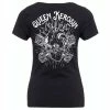 T-shirt Queen Kerosin - QK Heart Noir 1 T-shirt Queen Kerosin - QK Heart Noir -T-Shirts soldes t shirt queen kerosin qk heart noir