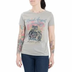 T-Shirt Queen Kerosin - Racer Girls Gris