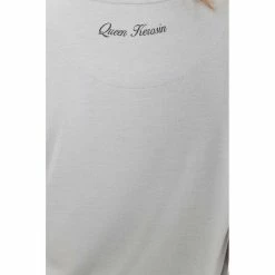 T-Shirt Queen Kerosin - Racer Girls Gris -T-Shirts soldes t shirt queen kerosin racer girls gris4