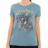 T-Shirt Queen Kerosin - Speed Angel Bleu 2 T-Shirt Queen Kerosin - Speed Angel Bleu -T-Shirts soldes t shirt queen kerosin speed angel bleu