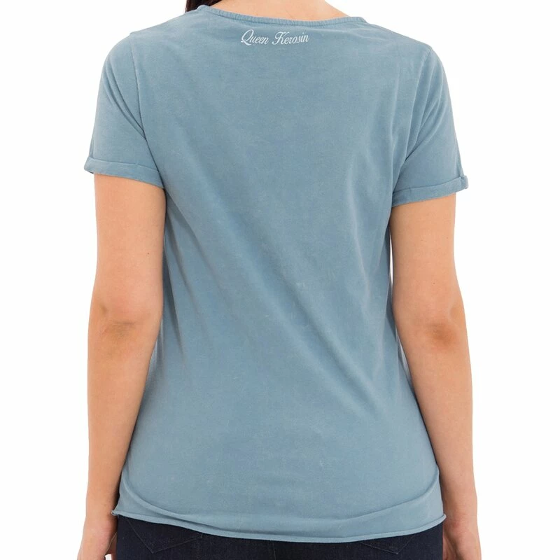 T-Shirt Queen Kerosin - Speed Angel Bleu 4 T-Shirt Queen Kerosin - Speed Angel Bleu – Image 2