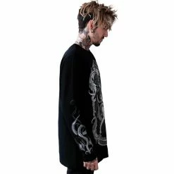 T-shirt à Manches Longues Killstar - Déesse -T-Shirts soldes t shirt r manches longues killstar deesse3