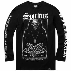 T-Shirt à Manches Longues Killstar - Spiritus -T-Shirts soldes t shirt r manches longues killstar spiritus5