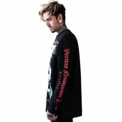 T-shirt à Manches Longues Killstar - Vérité -T-Shirts soldes t shirt r manches longues killstar verite2