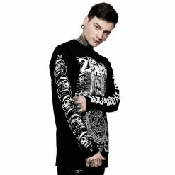 T-shirt à Manches Longues Killstar X Rob Zombie - Magick -T-Shirts soldes t shirt r manches longues killstar x rob zombie magick2