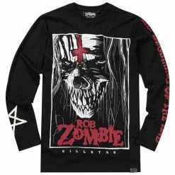 T-shirt à Manches Longues Killstar X Rob Zombie - The End -T-Shirts soldes t shirt r manches longues killstar x rob zombie the end5