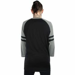 T-shirt Raglan Killstar à Manches 3/4 - Spirit -T-Shirts soldes t shirt raglan killstar r manches 3 4 spirit 13