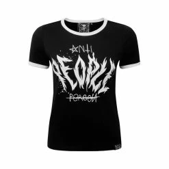 T-shirt Ringer Killstar - Anti People -T-Shirts soldes t shirt ringer killstar anti people3