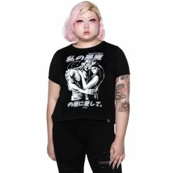 T-shirt Ringer Killstar - Demon Lover -T-Shirts soldes t shirt ringer killstar demon lover6