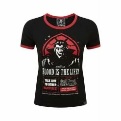 T-shirt Ringer Killstar - Dial Vamp -T-Shirts soldes t shirt ringer killstar dial vamp3