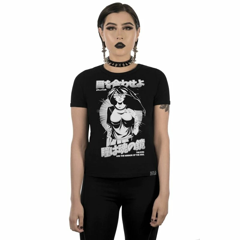 T-shirt Ringer Killstar - Eye Contact 3 T-shirt Ringer Killstar - Eye Contact
