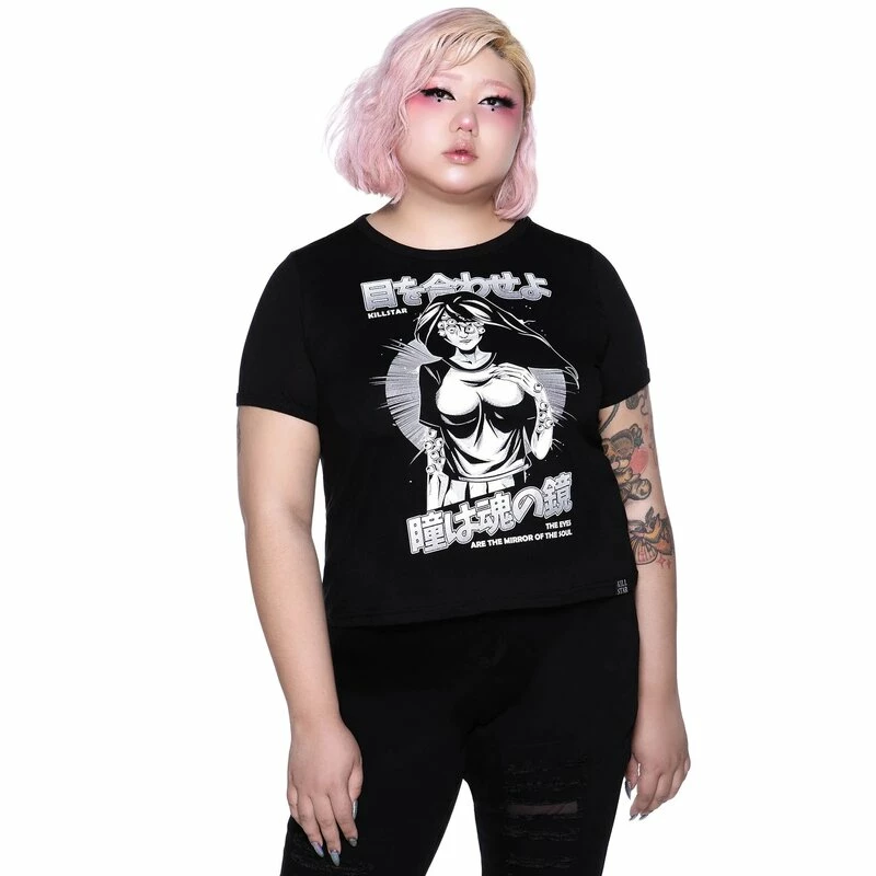 T-shirt Ringer Killstar - Eye Contact 6 T-shirt Ringer Killstar - Eye Contact – Image 4