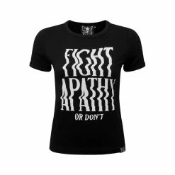 T-shirt Ringer Killstar - Fight Apathy -T-Shirts soldes t shirt ringer killstar fight apathy4