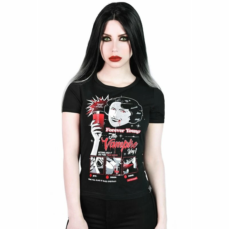 T-shirt Ringer Killstar - Forever Young 3 T-shirt Ringer Killstar - Forever Young
