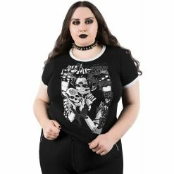 T-shirt Ringer Killstar - No Fairytale 10 T-shirt Ringer Killstar - No Fairytale -T-Shirts soldes t shirt ringer killstar no fairytale3