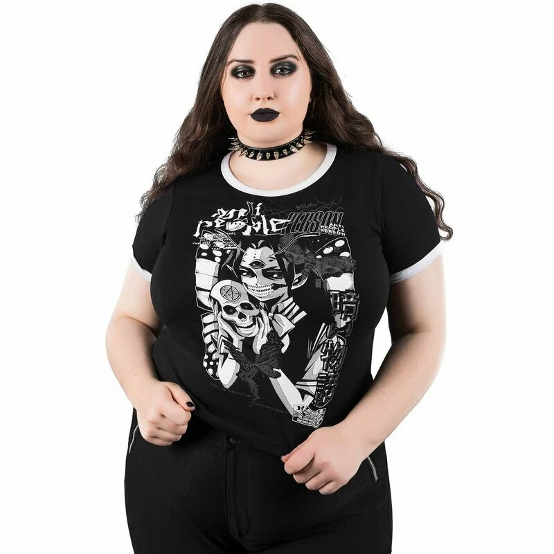 T-shirt Ringer Killstar - No Fairytale 5 T-shirt Ringer Killstar - No Fairytale – Image 3