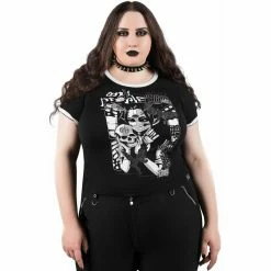 T-shirt Ringer Killstar - No Fairytale 11 T-shirt Ringer Killstar - No Fairytale -T-Shirts soldes t shirt ringer killstar no fairytale4
