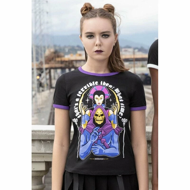 T-shirt Ringer Killstar X Skeletor - Double Trouble 4 T-shirt Ringer Killstar X Skeletor - Double Trouble – Image 2