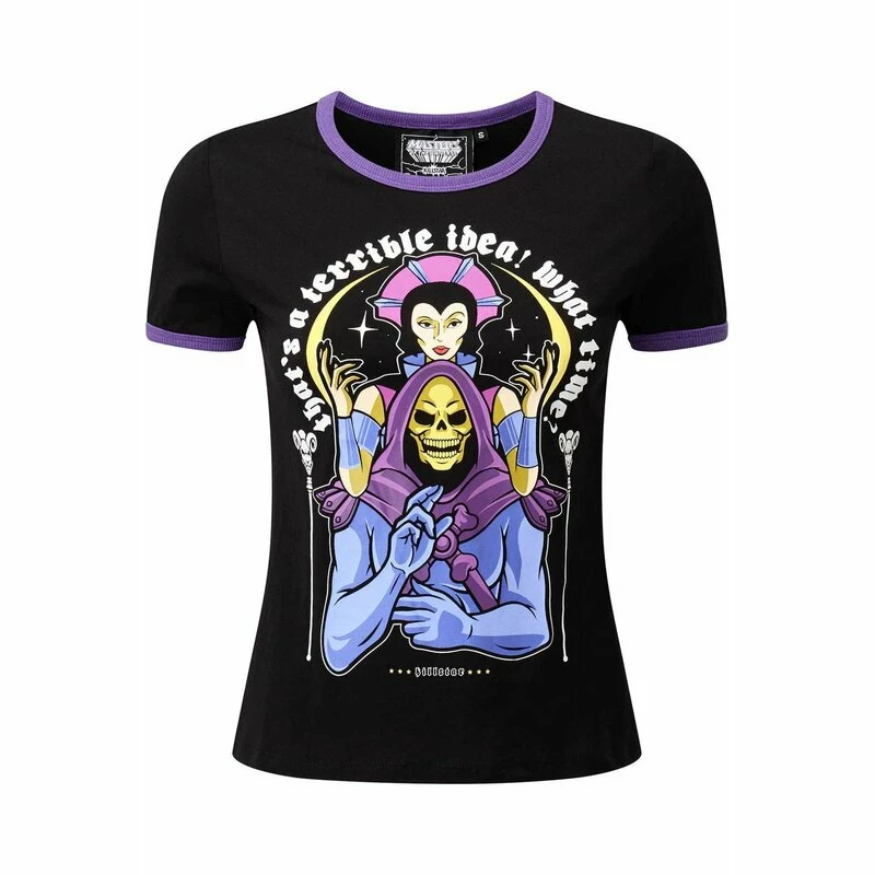 T-shirt Ringer Killstar X Skeletor - Double Trouble 5 T-shirt Ringer Killstar X Skeletor - Double Trouble – Image 3
