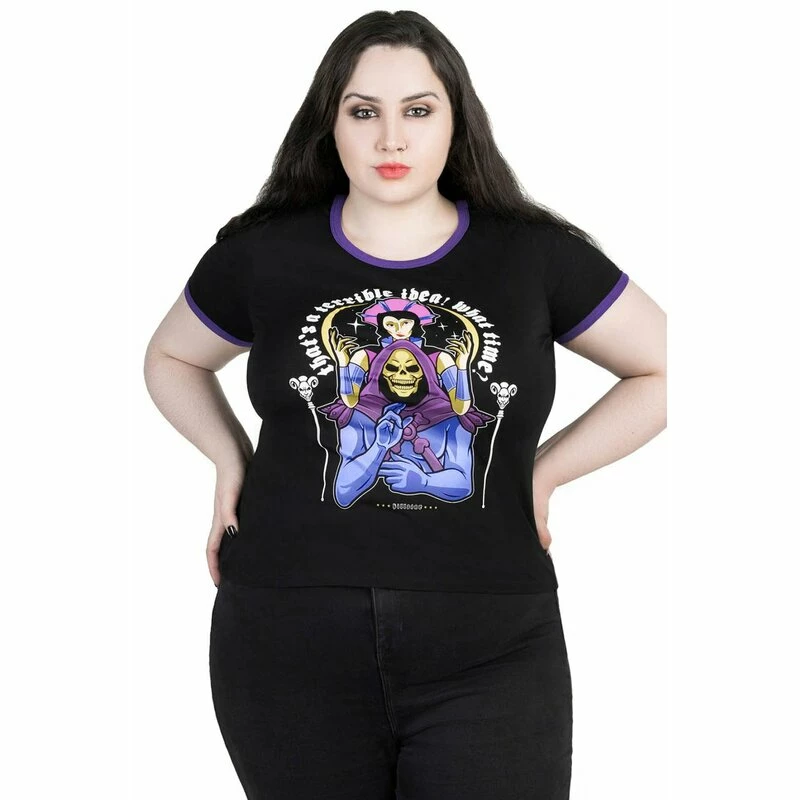 T-shirt Ringer Killstar X Skeletor - Double Trouble 6 T-shirt Ringer Killstar X Skeletor - Double Trouble – Image 4