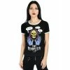T-shirt Ringer Killstar X Skeletor - Ew People -T-Shirts soldes t shirt ringer killstar x skeletor ew people
