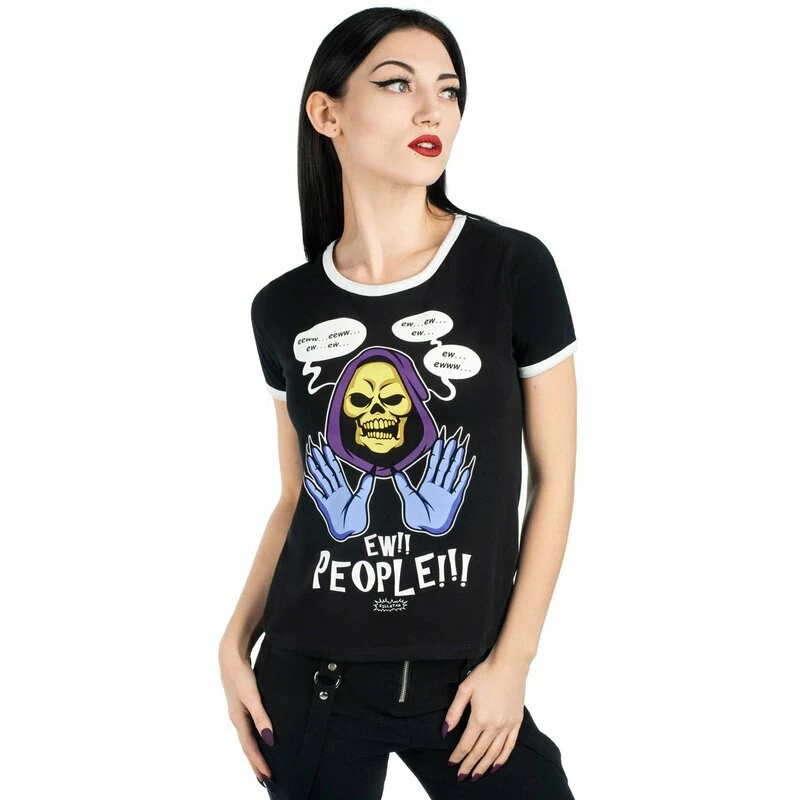 T-shirt Ringer Killstar X Skeletor - Ew People 4 T-shirt Ringer Killstar X Skeletor - Ew People – Image 2