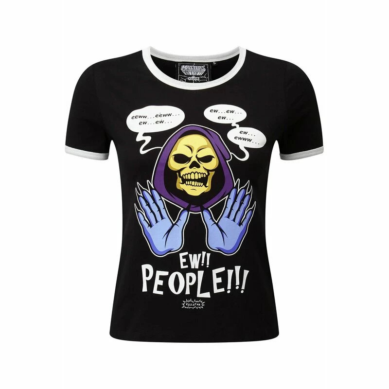 T-shirt Ringer Killstar X Skeletor - Ew People 6 T-shirt Ringer Killstar X Skeletor - Ew People – Image 4