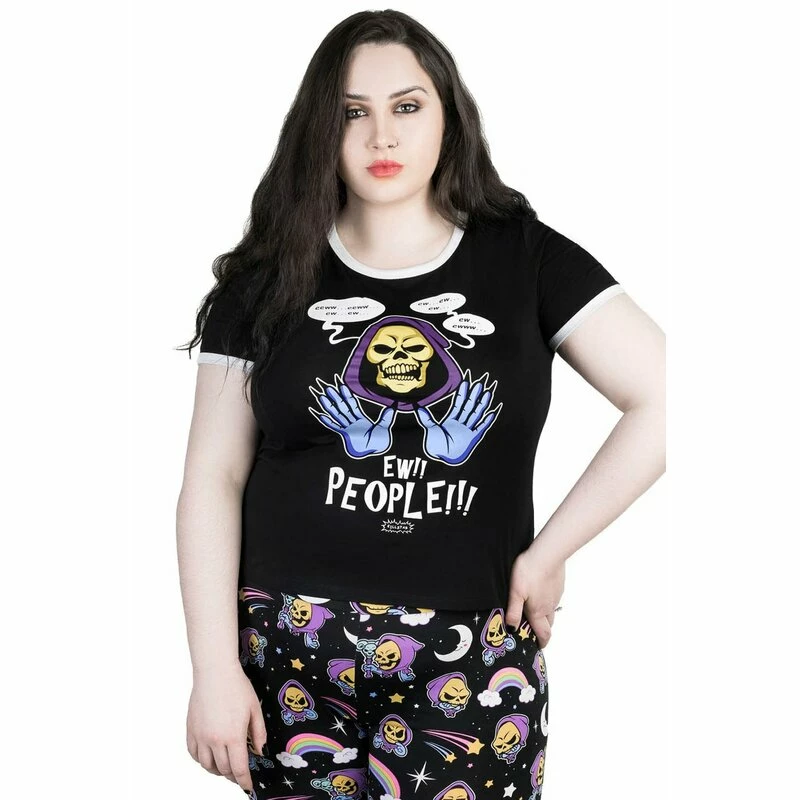 T-shirt Ringer Killstar X Skeletor - Ew People 7 T-shirt Ringer Killstar X Skeletor - Ew People – Image 5