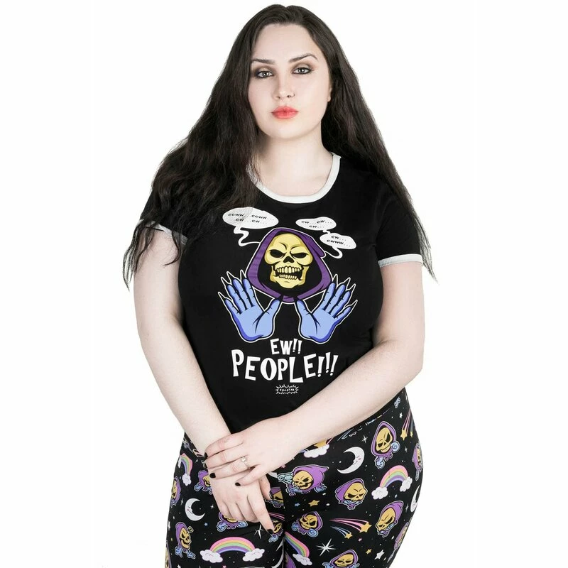 T-shirt Ringer Killstar X Skeletor - Ew People 8 T-shirt Ringer Killstar X Skeletor - Ew People – Image 6