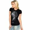 T-shirt Sullen Angels Pour Femmes - Wikman Crew -T-Shirts soldes t shirt sullen angels pour femmes wikman crew