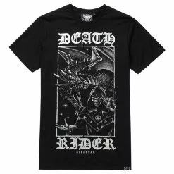 T-shirt Unisexe Killstar - Death Rider -T-Shirts soldes t shirt unisexe killstar death rider4