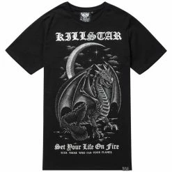 T-shirt Unisexe Killstar - Firebreather -T-Shirts soldes t shirt unisexe killstar firebreather4