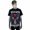 T-shirt Unisexe Killstar - Satan -T-Shirts soldes t shirt unisexe killstar satan