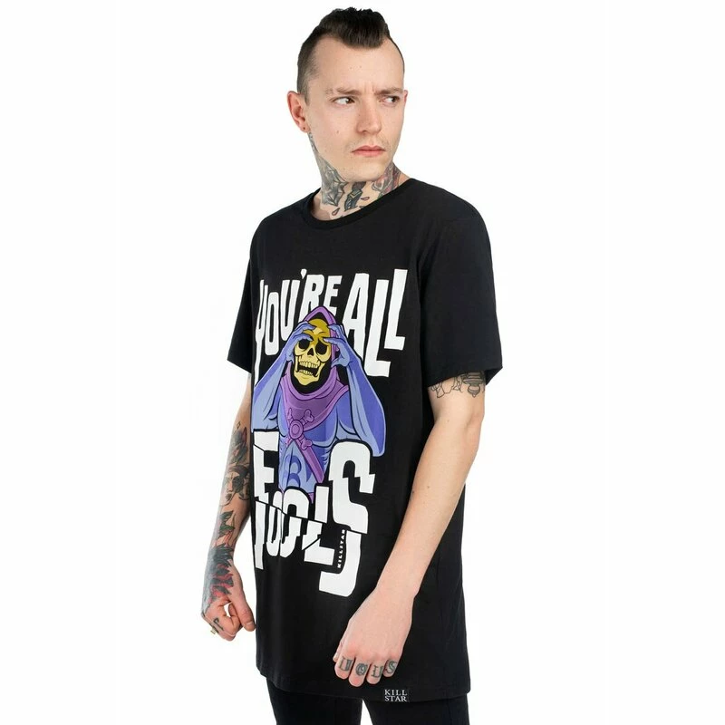 T-shirt Unisexe Killstar X Skeletor - Fools 4 T-shirt Unisexe Killstar X Skeletor - Fools – Image 2