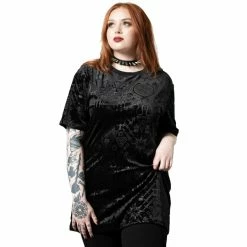 T-shirt Velours Killstar - Gorgon